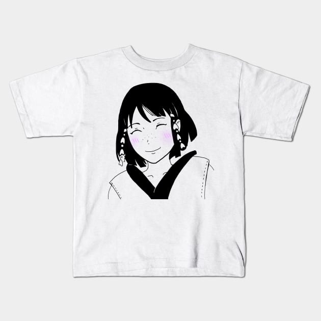 Ann Kids T-Shirt by chqse